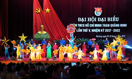 Đại hội Đoàn Thanh niên Quảng Ninh tổ chức trong hai ngày 20-21/4. Ảnh: Xuân Tùng